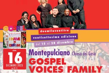 Montepulciano, concerto della Gospel Voices Family