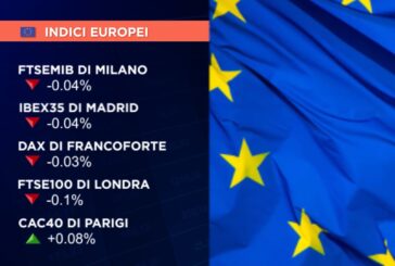 PARTENZA SOTTOTONO PER L’EUROPA CON MILANO A -0,04%