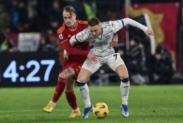 Roma-Atalanta 1-1, Dybala risponde a Koopmeiners su rigore