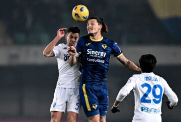 Lo scontro salvezza va al Verona, l'Empoli cede per 2-1