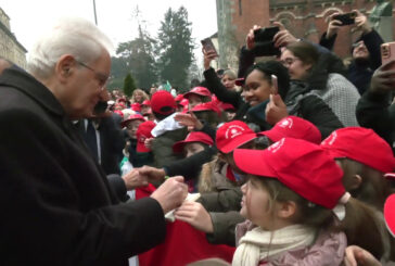 Vercelli, Mattarella visita mostra all'Ospedale S.Andrea