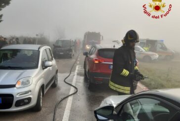 Tamponamento a catena tra Colle e Campiglia: un ferito