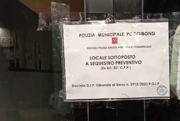 Sequestro preventivo di una sala da ballo a Poggibonsi