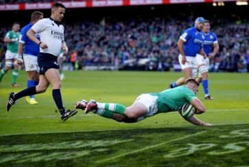 Sei Nazioni, l'Italrugby cade a Dublino. L'Irlanda vince 36-0