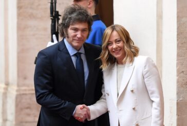 Meloni incontra Milei "Rafforzare relazioni bilaterali Italia-Argentina"