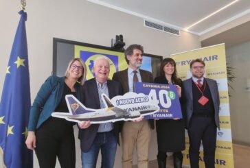 Ryanair, 650 voli e un aereo in più per operativo estivo su Catania