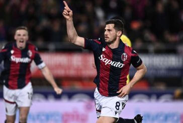 Bologna-Verona 2-0, rossoblu in solitaria al quarto posto