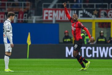 Leao illumina il Milan ma non basta, 1-1 contro l'Atalanta