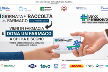 Dal 6 al 12 febbraio torna la Raccolta del farmaco