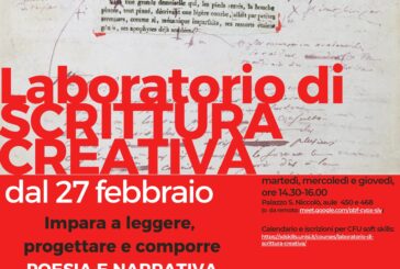 Al via la nuova edizione del Laboratorio di scrittura creativa