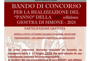 Giostra di Simone a Montisi: al via il bando per la realizzazione del Panno