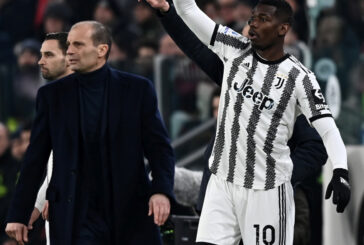 Allegri "Dispiaciuto per Pogba, a Napoli sarà dura"