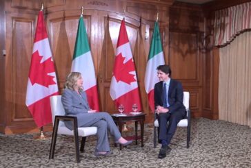 G7, Meloni a Trudeau "Puntiamo a risultati concreti e incisivi"
