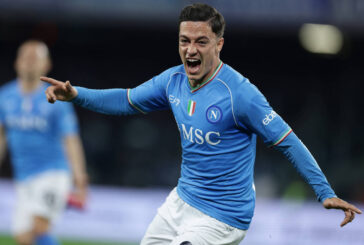 Raspadori all'88°, il Napoli batte 2-1 la Juventus