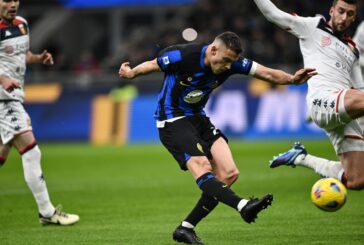 L'Inter non si ferma: 2-1 al Genoa e +15 sulla Juve