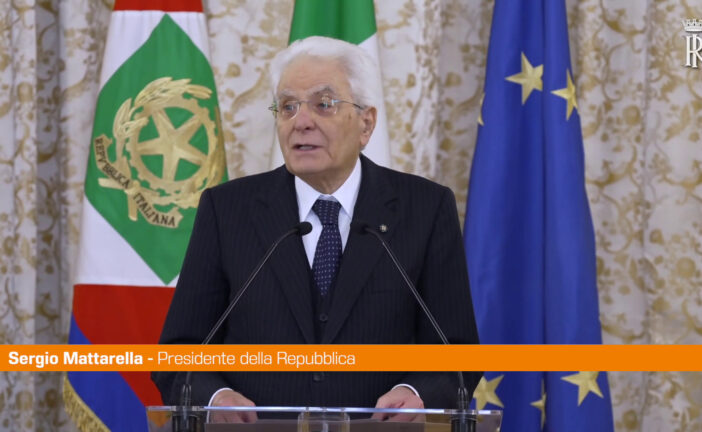 Mattarella "Ripristinare coesione tra nazioni è vocazione dell'Italia"