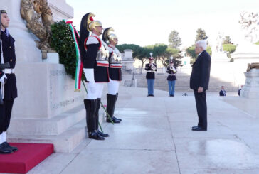 Mattarella all'Altare della Patria per Giornata dell'Unità Nazionale