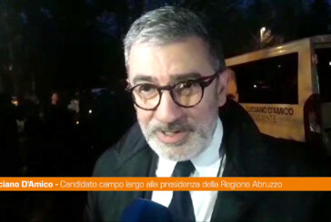 D'Amico "Voglio risolvere i problemi degli abruzzesi"