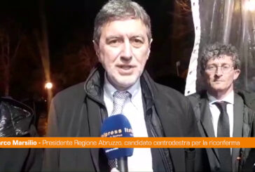 Marsilio "Sensazioni sono positive, l'Abruzzo non tornerà a tempi bui"