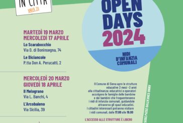 Dal 19 marzo al via gli “Open days 2024” per i nidi d’infanzia comunali