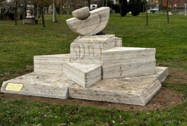  Rapolano: nuova scultura in travertino nel Parco dell’Acqua