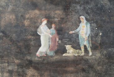 A Pompei emerge salone decorato ispirato alla guerra di Troia