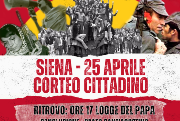 Cravos Siena in corteo il 25 Aprile. “Ora e sempre resistenza”