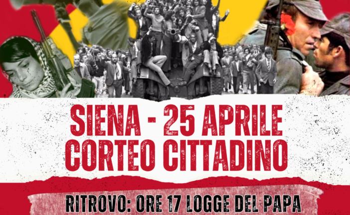 Cravos Siena in corteo il 25 Aprile. “Ora e sempre resistenza”