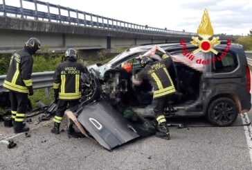 Contro il guardrail sullo svincolo: ferito un 74enne