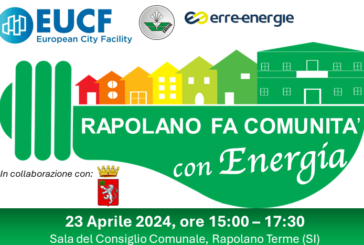 “Rapolano fa comunità con Energia”: un incontro per saperne di più
