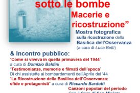 “Aprile 1944: Siena sotto le bombe. Macerie e ricostruzione”