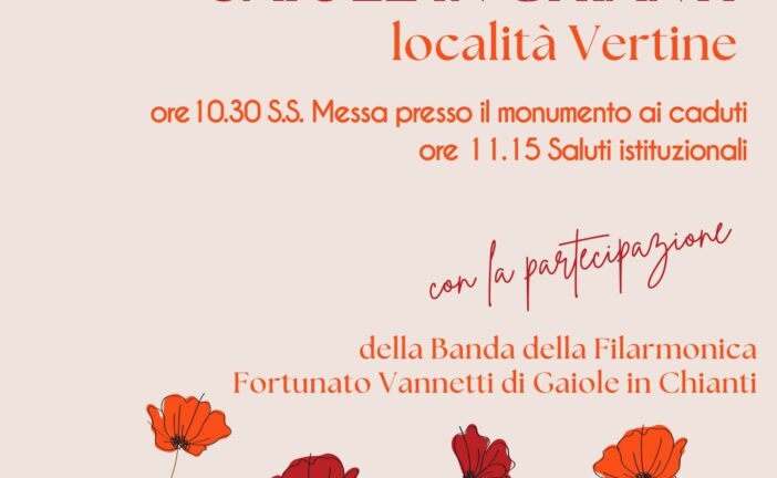 Gaiole in Chianti: le celebrazioni del 25 Aprile