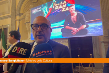 Sangiuliano "La danza ha un grande valore educativo"
