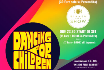 Dancing for children: il 20 aprile serata di beneficenza per la Pediatria