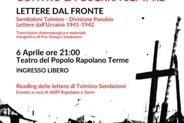 “Contro la guerra sempre”- Lettere dal fronte: il reading di ANPI Rapolano e Serre