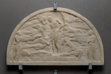 Torrita: la lunetta di Donatello esposta nella chiesa di Santa Croce