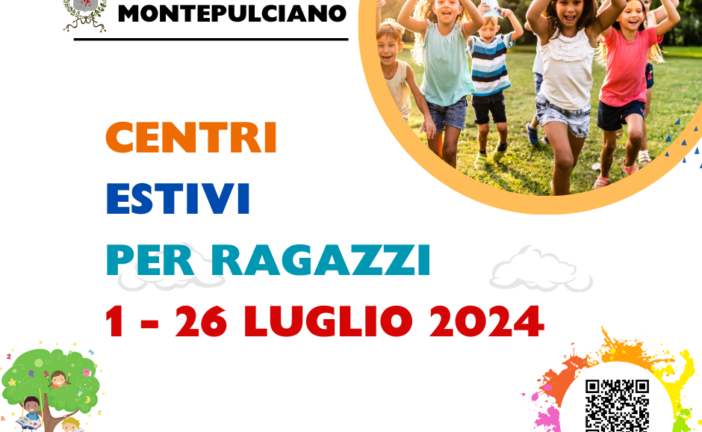 Montepulciano: tornano i Centri Estivi 2024 per bambini e ragazzi