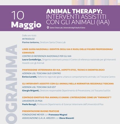 Siena: l’animal therapy al centro degli Stati Generali della Salute