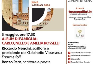 Album di famiglia. Carlo, Nello e Amelia Rosselli protagonisti de I Venerdì di Siena