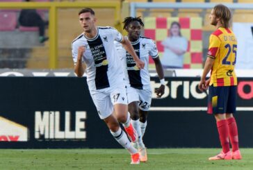 L'Udinese vince a Lecce, punti d'oro verso la salvezza