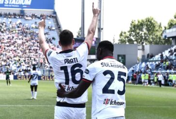 Sassuolo-Cagliari 0-2, i sardi restano in serie A