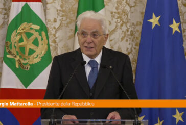 Mattarella "Incombono minacce alla pace"