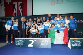 Bebe Vio e la Nazionale italiana di scherma paralimpica a Siena