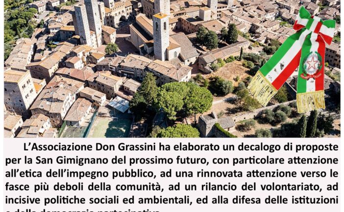 L’associazione Don Grassini elabora un decalogo per i candidati sindaco