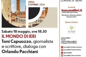 I Venerdì di Siena OFF. Incontro con Toni Capuzzo in dialogo con Orlando Pacchiani