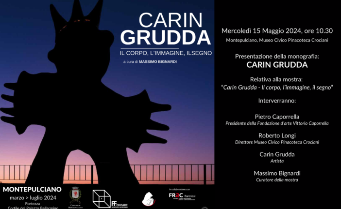 Montepulciano, mercoledì presentazione del catalogo della mostra di Carin Grudda