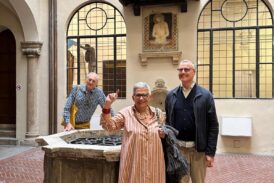 Gli studiosi Christiansen e Strehlke in visita alla Pinacoteca