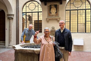 Gli studiosi Christiansen e Strehlke in visita alla Pinacoteca