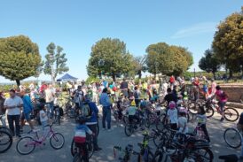 Più di duecento bambini in bici nel centro di Siena