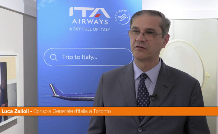 Ita, Zelioli "Nuovo volo per Toronto rafforza legame Italia-Canada"